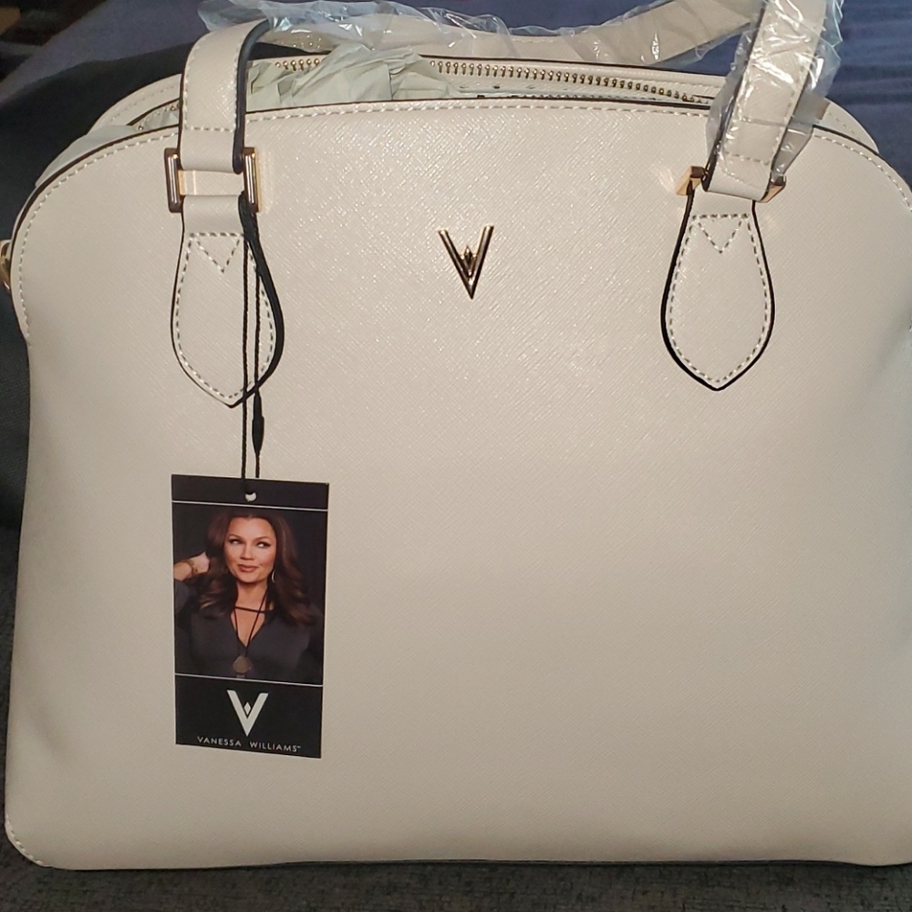 Vanessa Williams rounded satchel purse